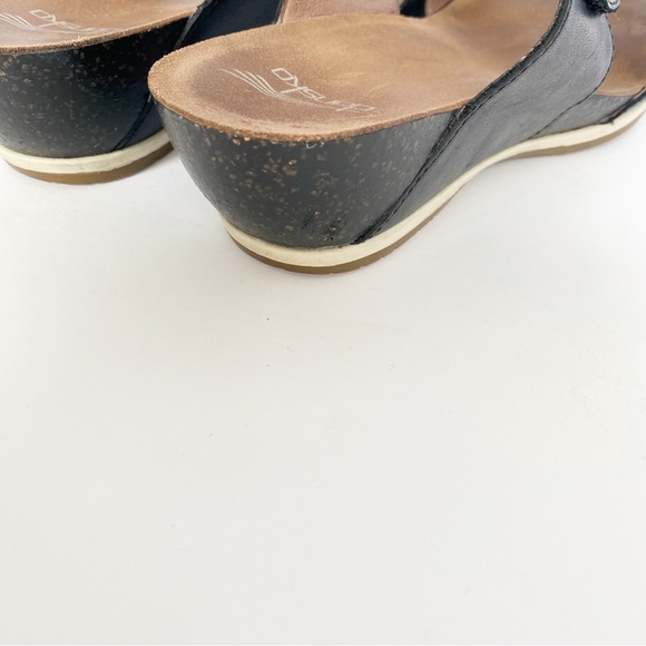 Dansko Women's Vienna Slide Sandal, Black Full Grain size 7.5 to 8 size 38 - Picture 9 of 14